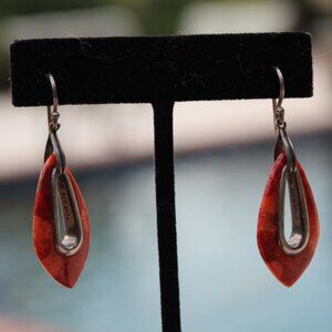 W1982 Silpada Cardinal Rule Earrings